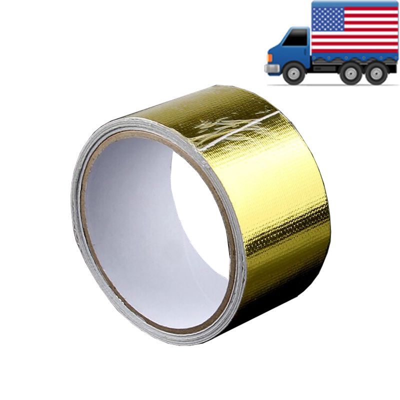 2" 15FT Gold Intake Heat Reflective Tape Wrap Selfadhesive High Temperature eBay